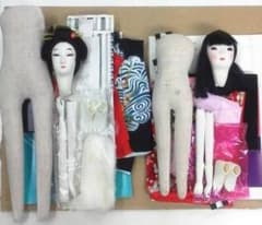 1067 昭和レトロ！東京人形学院 日本人形 2体 - メルカリ