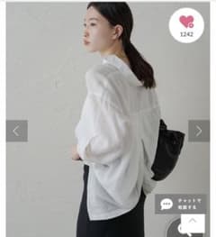 お買い得⭐︎ラウンジドレス⭐︎リネンバックタイシャツのサムネイル
