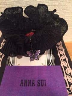 ひまわり様  専用 ANNA SUI シュシュ  紫蝶々 2のサムネイル