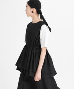 eunoia ユノイア　leaf string vest ジレ　ノースリーブ eunoia(ユノイア) leaf string vest - メルカリ