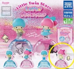【値下げ】　リトルツインスターズ　キキララ　ダンスフィギュア Shall weのサムネイル