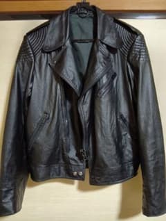 スペイン製 Eme-pê ブラック ダブルライダースジャケットです(^_ 