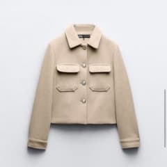 ZARAウールジャケット ベージュのサムネイル