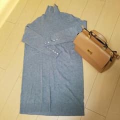 GUグレーニットワンピ♡♡のサムネイル