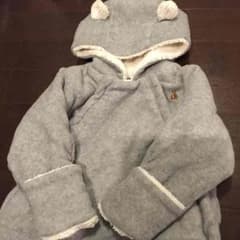 新品☆ボアロンパースのサムネイル