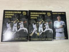 阪神タイガース 2025 ボブルヘッド　森下　才木　藤川監督 3個セットのサムネイル