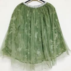 花柄チュールスカートのサムネイル