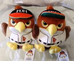 2個セット タカぬいぐるみ 3等 ダイエーホークスユニフォームver
