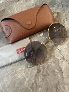 Ray-Ban ラウンドサングラス ケース付き - メルカリ