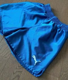 サッカージュニア　パンツ130　プーマ青のサムネイル