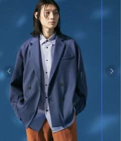 メゾンスペシャル オメガリブ オーバー ダブル テーラード ジャケット プリーツ メゾンスペシャル オメガリブ オーバー ダブル テーラード ジャケット