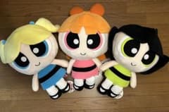 パワーパフガールズ BIG ぬいぐるみ 3体セット ♡美品♡のサムネイル