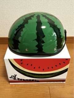 新品 未使用 リード工業 スイカヘルメット TL-01 スイカ柄 出川哲朗