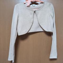 H&M キッズ カーディガン　ボレロ　長袖 122/128のサムネイル