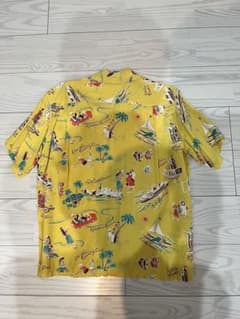 BEAMS アロハシャツ Mサイズ イエローのサムネイル