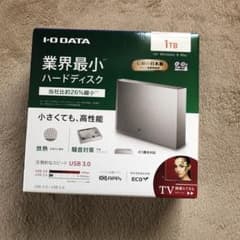 I-O DATA 1TB 外付けハードディスクのサムネイル