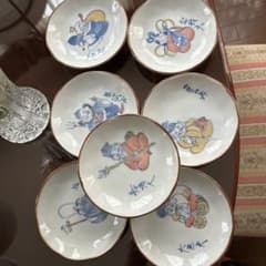 たち吉　美品・7客セット】七福神 豆皿 小皿 縁起物 お正月 薬味皿のサムネイル