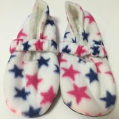 【新品・未使用】☆星柄☆モコモコ ルームシューズのサムネイル