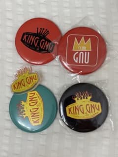 King Gnu ピンバッジ 缶バッジ セットのサムネイル