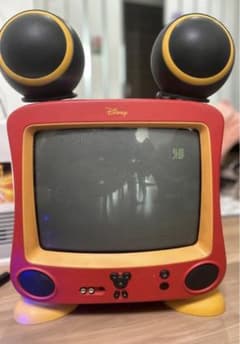 Disney ミッキーマウス ブラウン管テレビ Disney ミッキーマウス ブラウン管テレビ 本体 - メルカリ