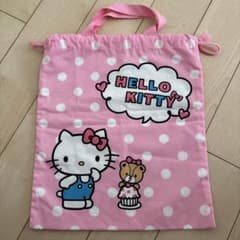 Thumbnail of ハローキティ 水玉模様 巾着バッグ　美品