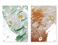 ヒロアカ原画展 A2アートポスターThe Beginning 緑谷出久 爆豪勝己