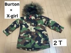 BURTON × X-Girl迷彩柄 ダウンコート スキーウエア - メルカリ