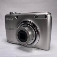 Nikon COOLPIX L23 シルバー 動作確認済 単三電池仕様 - メルカリ