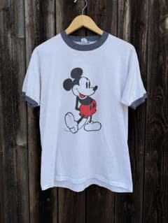 80s ミッキー MICKEY ディズニー XL 木村拓哉 フェード 80s ミッキー 白足 Tシャツ 木村拓哉 美品 古着 - メルカリ