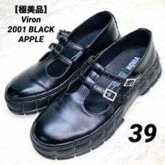 美品】Viron EU39 2001 BLACK APPLE メリージェーン - メルカリ
