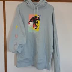 PUMA プーマ パーカー ライトブルー Lのサムネイル