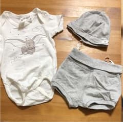 H&M ダンボロンパース3点セット＊のサムネイル