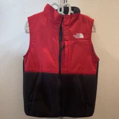 THE NORTH FACE キッズベスト 130サイズ 赤黒