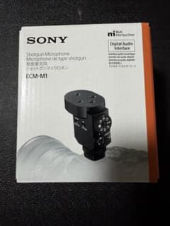 SONY ECM-M1 ショットガンマイクロホン 美品 元箱・付属品完備のサムネイル