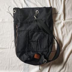 17ss ジュンヤワタナベ　ワンショルダードラムバッグ　パッチワーク　ダック地 17ss ジュンヤワタナベ ワンショルダードラムバッグ パッチワーク