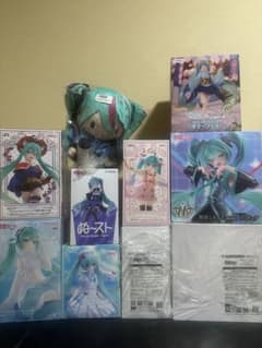 初音ミク フィギュア＋ぬいぐるみ 10個【タイクレ限定有り】まとめ売り　美少女