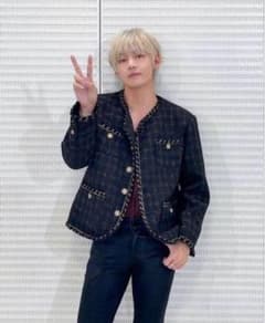 BTS⭐︎テテ着用　UNTAGE ノーカラージャケット ブラックのサムネイル