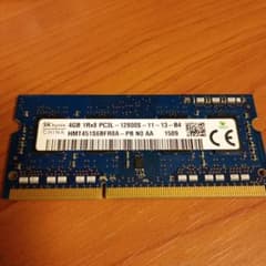 SK hynix 4GB DDR3L PC3L-12800S メモリーのサムネイル