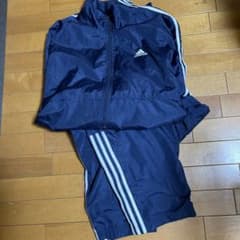 adidas ウィンドブレーカー上下セット XL ネイビーのサムネイル