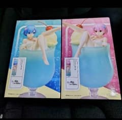新品 Re:ゼロ リゼロ クリームソーダフィギュア 2体セット レム＆ラム