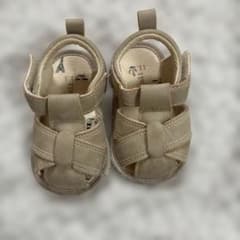 ベージュ サンダル 11.5cmのサムネイル
