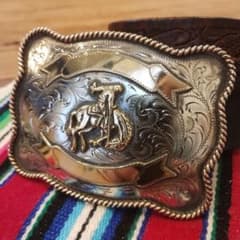d*3様 old RRL ダブルアールエル カービング ウエスタン バックル ベ old RRL ダブルアールエル カービング ウエスタン バックル ベルト