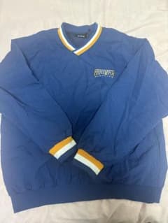 XLARGE ナイロンジャケット Vネック ブルー XLのサムネイル