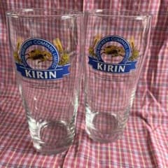 KIRIN グラス 2個セット 約20cmのサムネイル