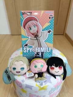 극장 번호 SPY × FAMILY 피규어 (마스코트 배지 3 점 덤 포함)
