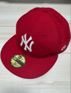 NEWERA NY キャップ59FIFTY 7 3/8 58.7cm 赤のサムネイル