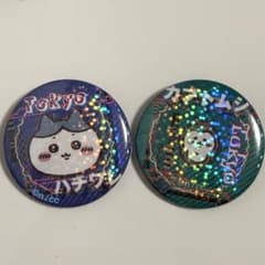 バッジ・ピンズ ハチワレ カブトムシ「ちいかわ トーキョー ホログラム」のサムネイル