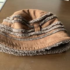 VELOUR SOFT バケットハット ブラウン ボアのサムネイル