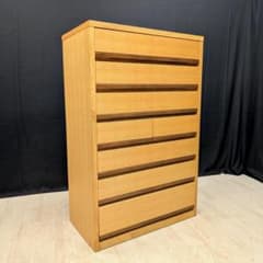 美品　旭川家具　天然木　リビングチェスト　タンス　箪笥　チェスト　引き出し　整理 美品 旭川家具 天然木 リビングチェスト タンス 箪笥 チェスト