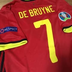 【⭐︎極美品⭐︎/正規品】ベルギー代表 デ・ブライネ ユニフォーム ⭐︎極美品⭐︎/正規品】ベルギー代表 デ・ブライネ ユニフォーム